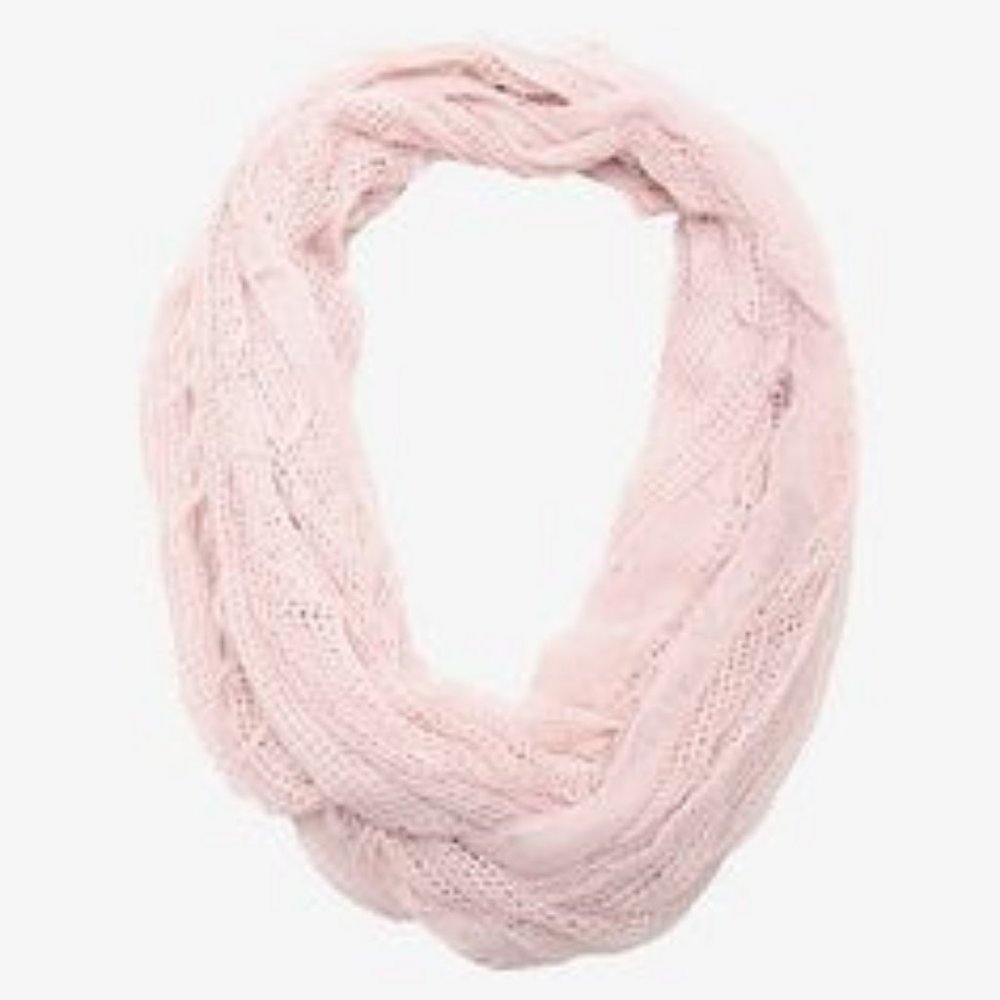 NWT Torrid Pink Mesh Pattern Scarf